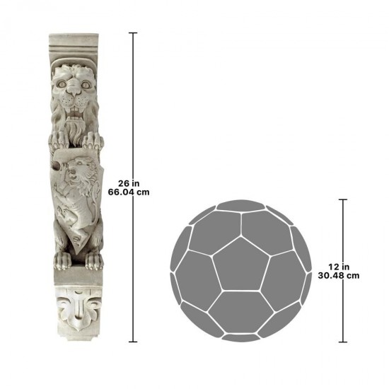 Design Toscano Manor Lion Wall Sculpture