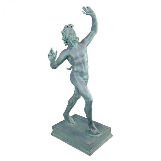 Design Toscano Grande Dancing Faunus Of Pompeii Statue