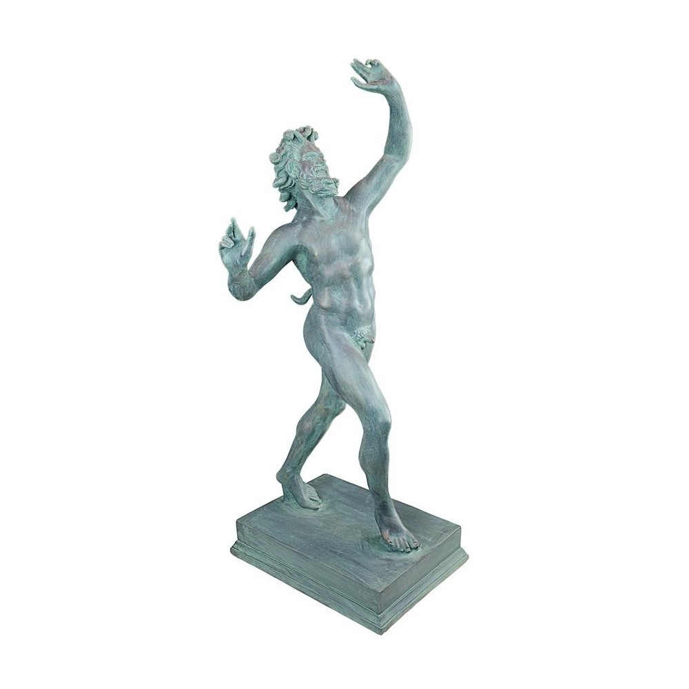 Design Toscano Grande Dancing Faunus Of Pompeii Statue