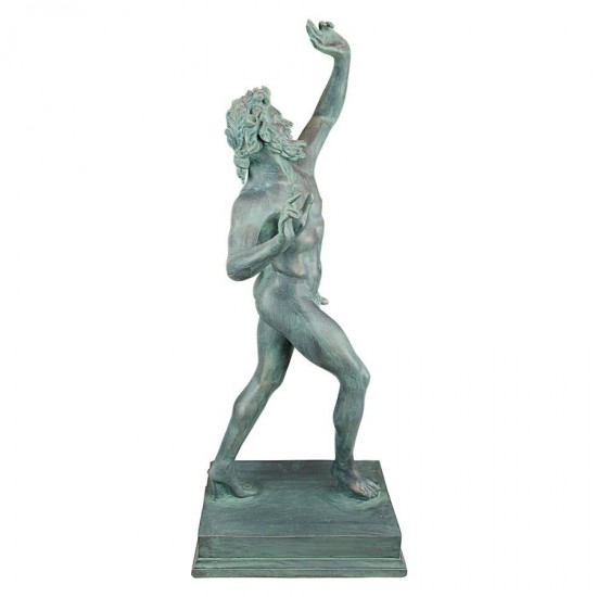 Design Toscano Grande Dancing Faunus Of Pompeii Statue