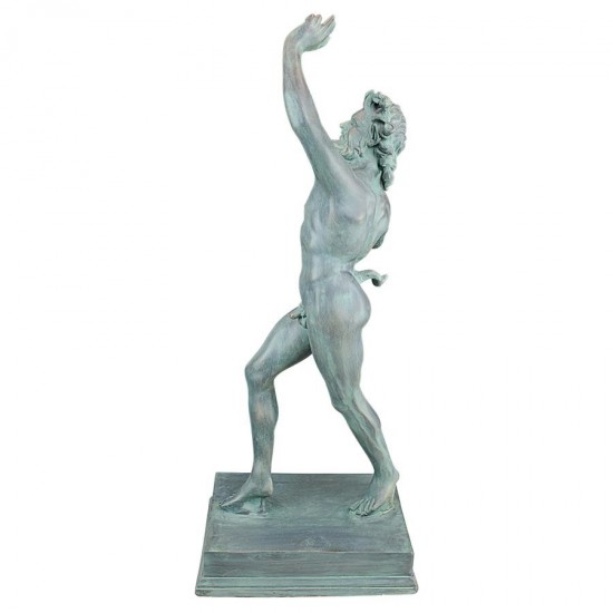 Design Toscano Grande Dancing Faunus Of Pompeii Statue