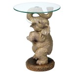Design Toscano Good Fortune Elephant Table