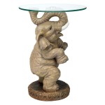 Design Toscano Good Fortune Elephant Table