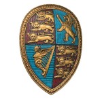 Design Toscano Queen Victorias Coat Of Arms Shield