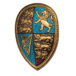 Design Toscano Queen Victorias Coat Of Arms Shield