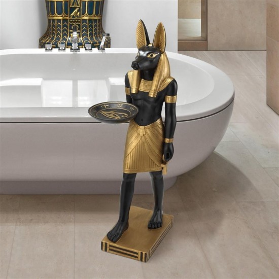 Design Toscano Anubis Servant Of The Pharaohs Butler