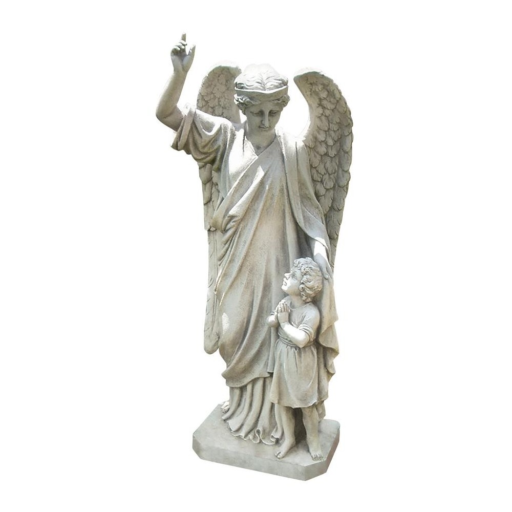 Design Toscano Guardian Angel Childs Prayer Statue Design Toscano Guardian Angel Childs Prayer Statue
