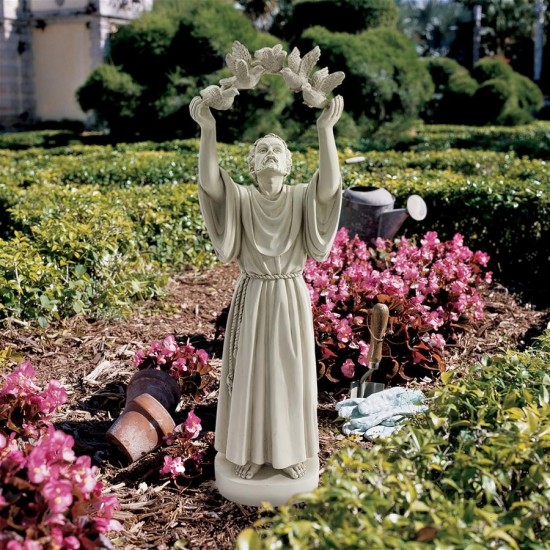 Design Toscano St Francis Doves Of Peace Statue