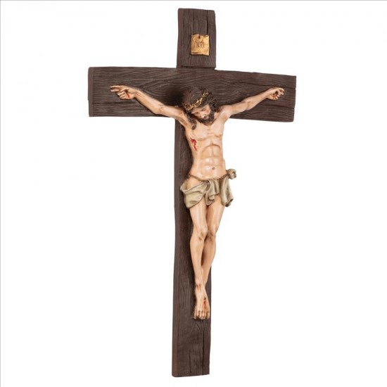 Design Toscano Medium Crucifixion Of Christ Plaque