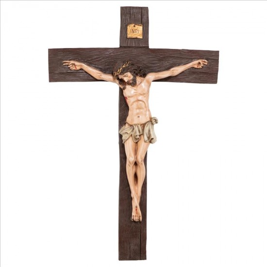 Design Toscano Medium Crucifixion Of Christ Plaque