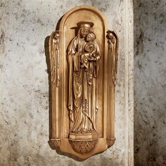 Design Toscano Il Virgin Benedetto Di Turin Plaque