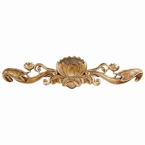 Design Toscano De Velde Water Lily Pediment