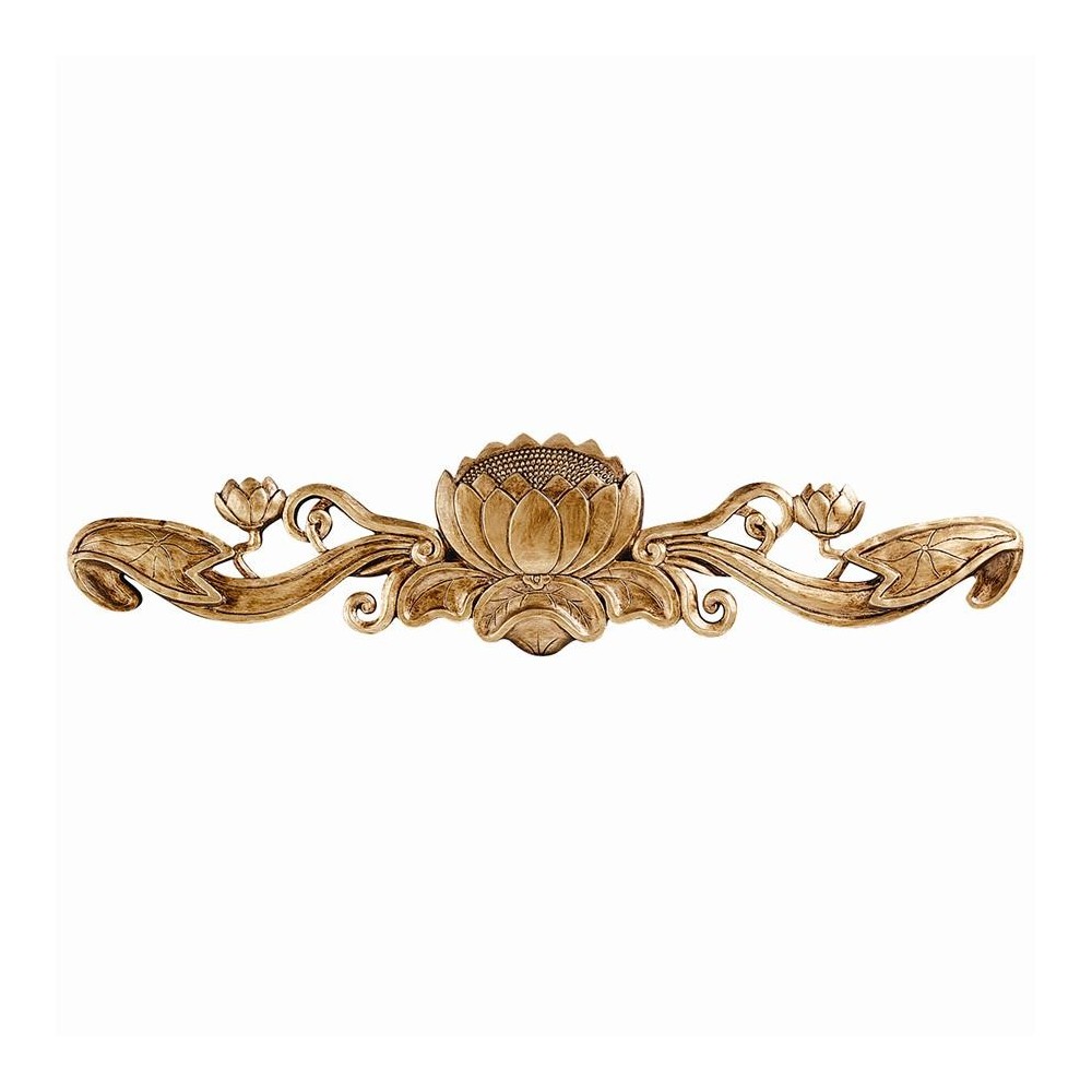 Design Toscano De Velde Water Lily Pediment