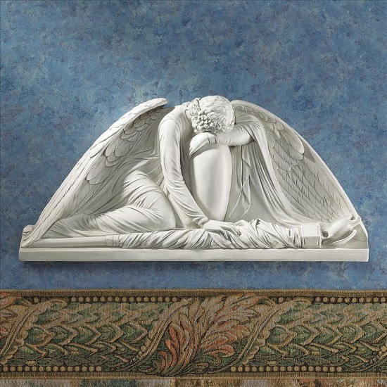 Design Toscano Weeping Angel Pediment