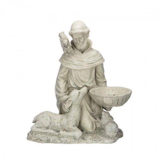 Design Toscano St Francis Feeding The Animals Statue