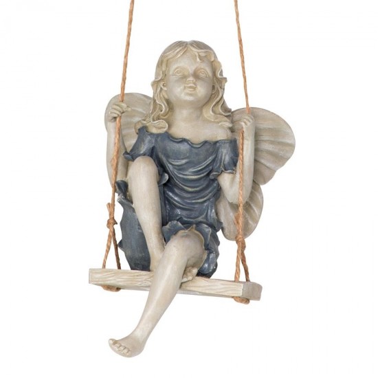 Design Toscano Summertime Fairy On A Swing Statue