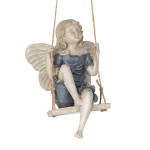 Design Toscano Summertime Fairy On A Swing Statue