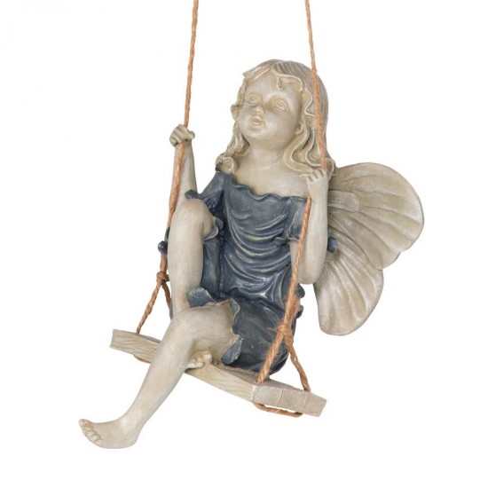 Design Toscano Summertime Fairy On A Swing Statue