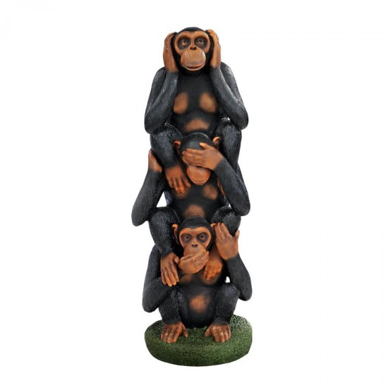 Design Toscano Hear See Speak No Evil Monkeys