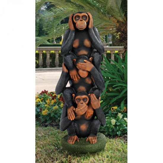 Design Toscano Hear See Speak No Evil Monkeys