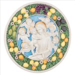 Design Toscano Virgin Mary And Child Roundel