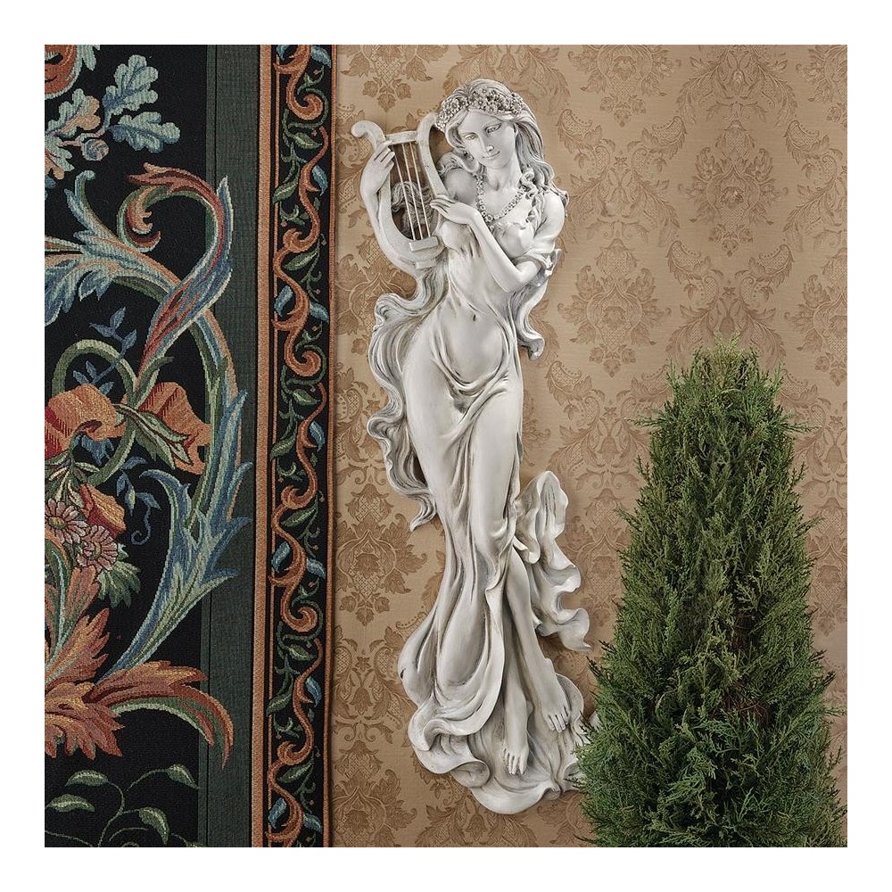 Design Toscano Musical Muse Plaque