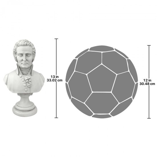 Design Toscano Mozart Composer Bust