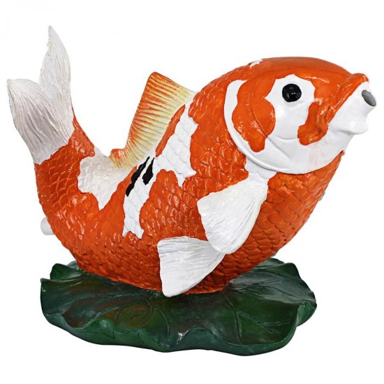 Design Toscano Kohaku Koi Piped Statue