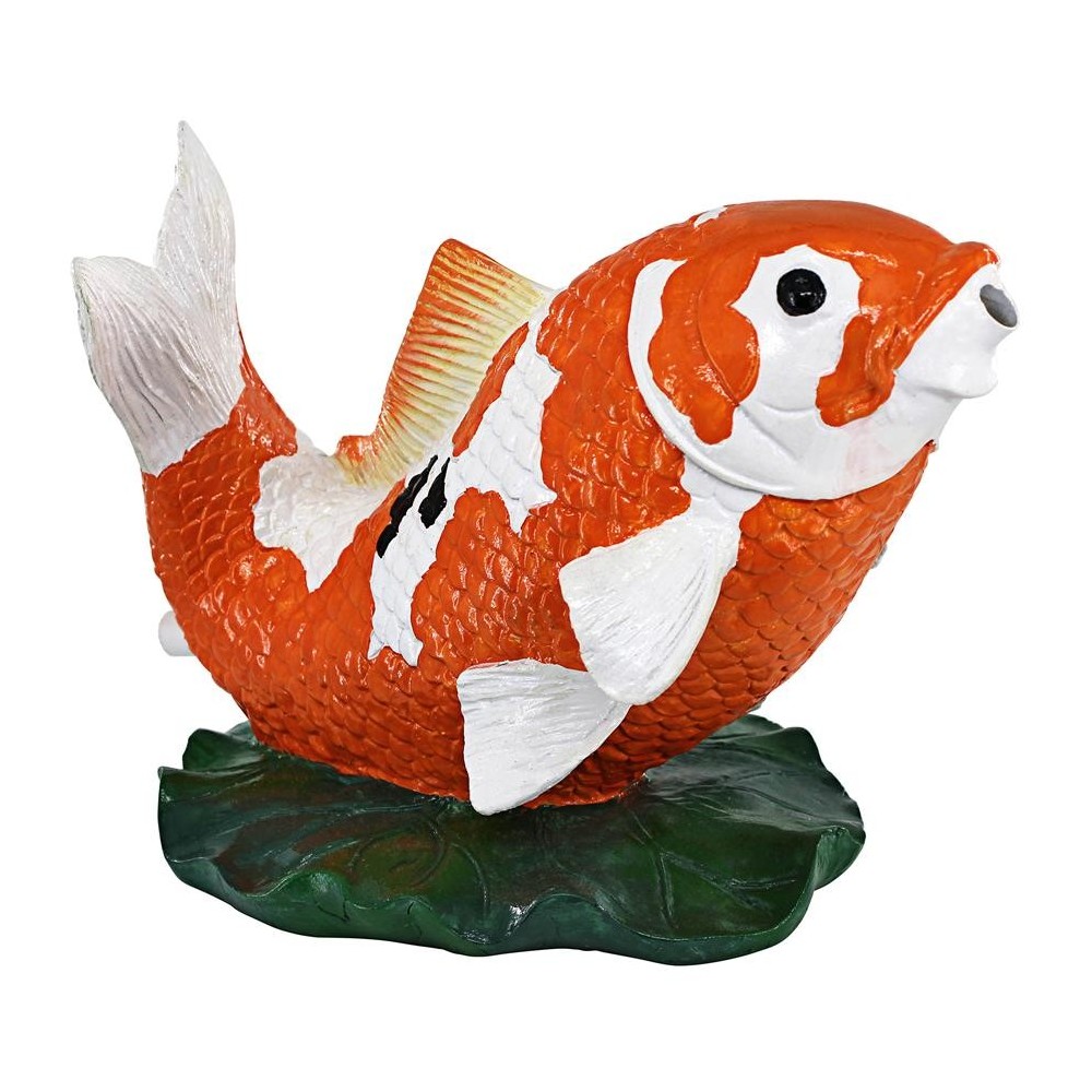 Design Toscano Kohaku Koi Piped Statue