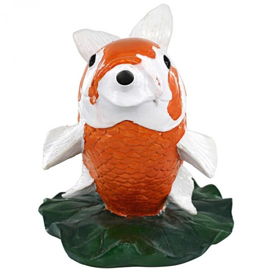 Design Toscano Kohaku Koi Piped Statue