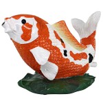 Design Toscano Kohaku Koi Piped Statue