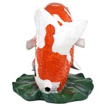 Design Toscano Kohaku Koi Piped Statue