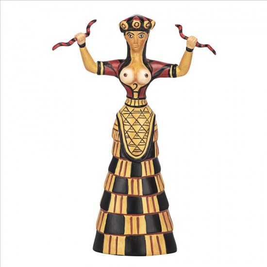 Design Toscano Cretan Snake Goddess