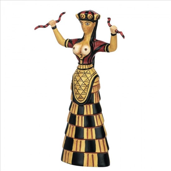 Design Toscano Cretan Snake Goddess