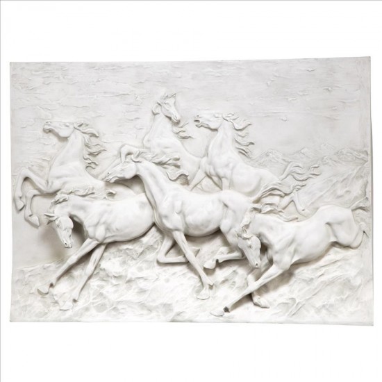 Design Toscano Wild Horse Stampede Frieze