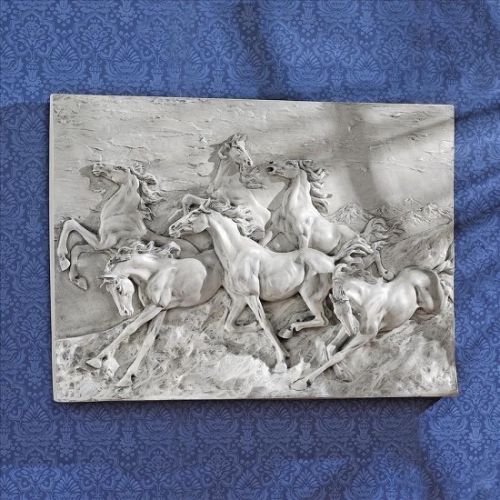 Design Toscano Wild Horse Stampede Frieze