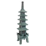 Design Toscano Nara Temple Garden Pagoda Statue