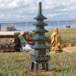 Design Toscano Nara Temple Garden Pagoda Statue