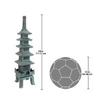 Design Toscano Nara Temple Garden Pagoda Statue