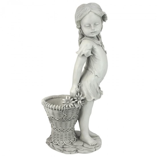 Design Toscano Frances The Flower Girl Statue