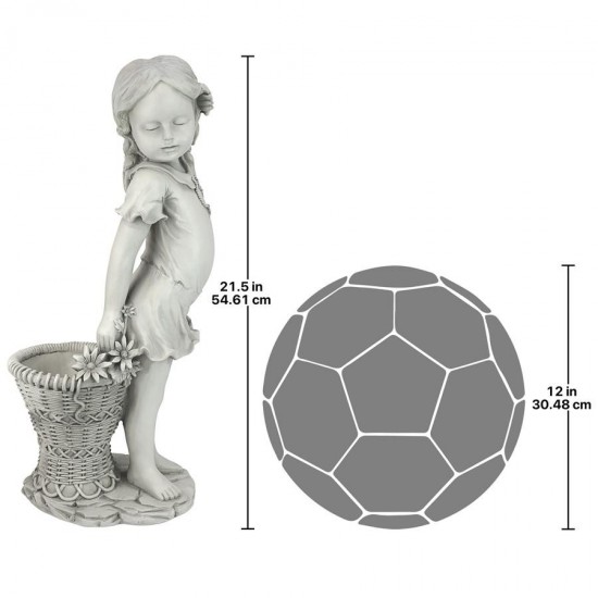 Design Toscano Frances The Flower Girl Statue