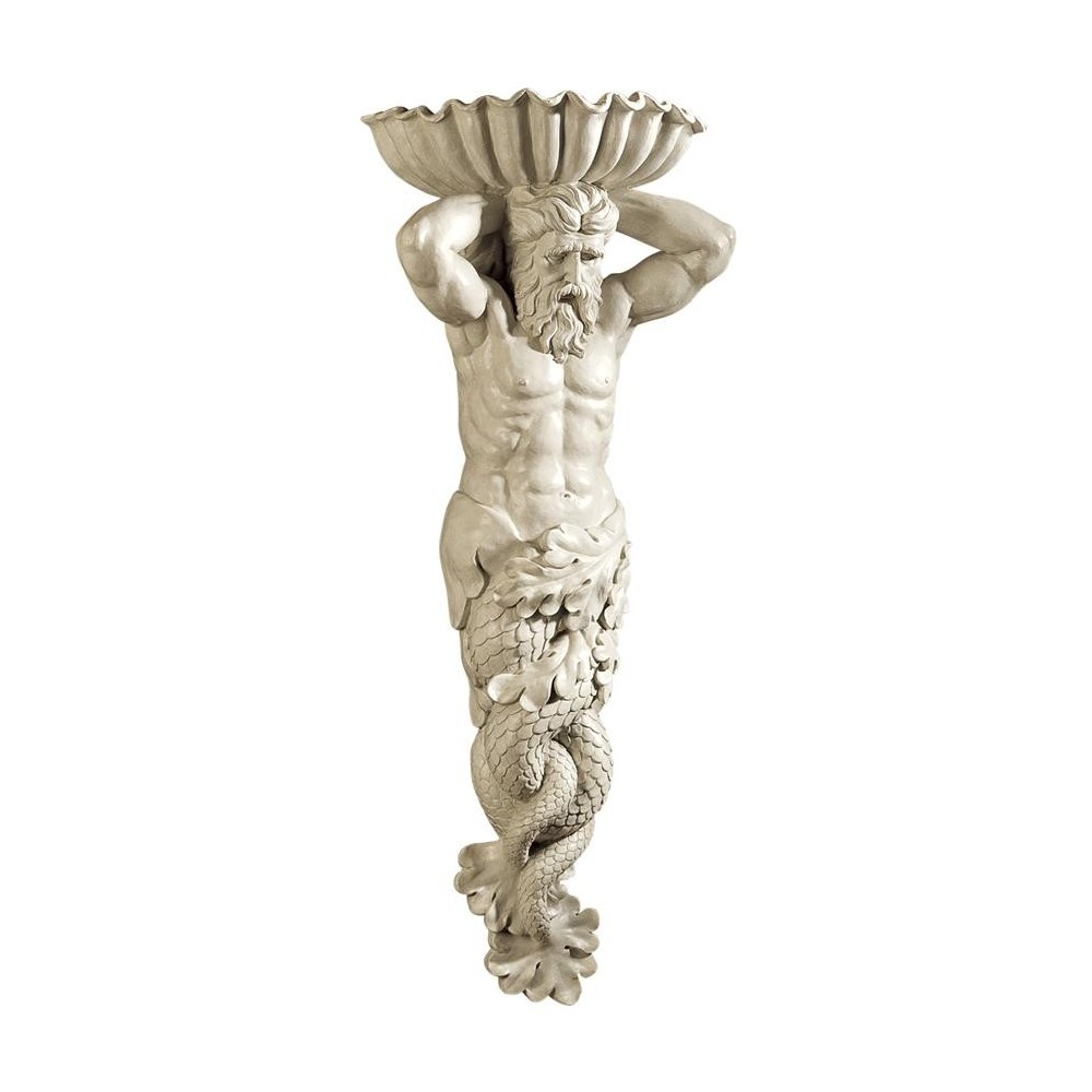 Design Toscano Atlantes God Of The Sea Wall Sculpture