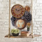 Design Toscano Large Gears Of Time Clock