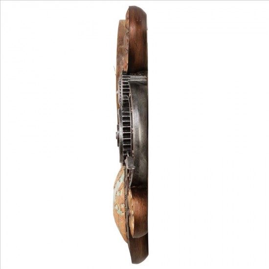 Design Toscano Large Gears Of Time Clock