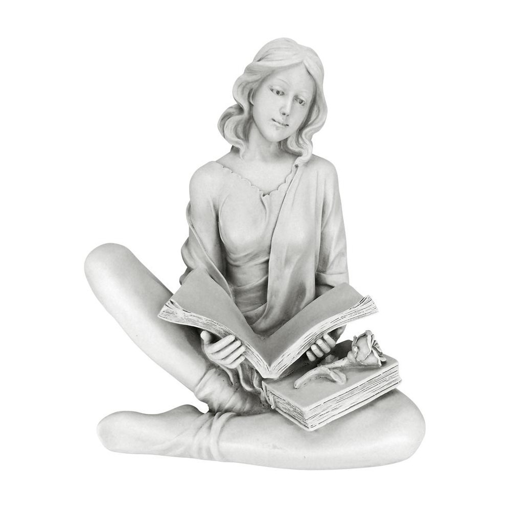 Design Toscano Reflection Reader Garden Girl Statue