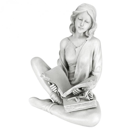 Design Toscano Reflection Reader Garden Girl Statue