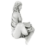 Design Toscano Reflection Reader Garden Girl Statue