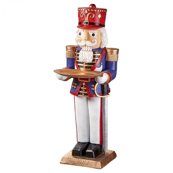 Design Toscano Nutcracker Solider Butler Table