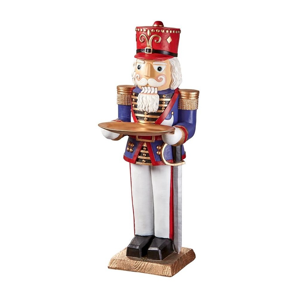 Design Toscano Nutcracker Solider Butler Table