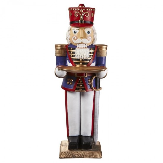 Design Toscano Nutcracker Solider Butler Table